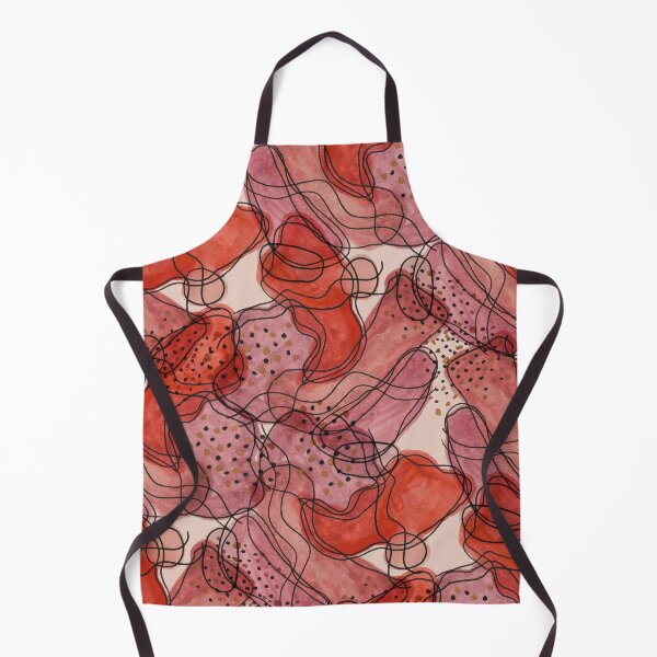Item preview, Arid Cinders Warm Tone Watercolor and Ink Abstract Pattern designed and sold by GenAumonier.
