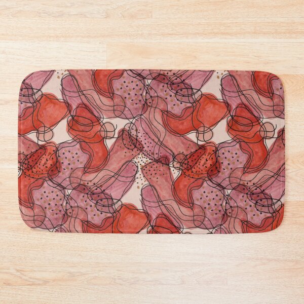 Item preview, Arid Cinders Warm Tone Watercolor and Ink Abstract Pattern designed and sold by GenAumonier.