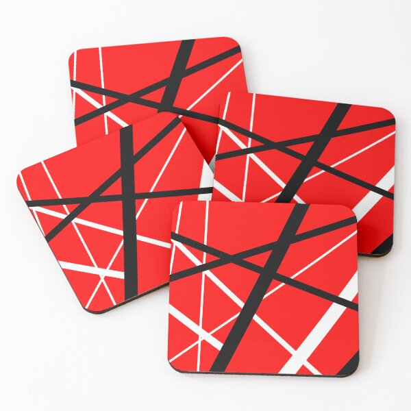 Item preview, Red White Black Stripes – Abstract Rock Graphic designed and sold by SteadyRolling.