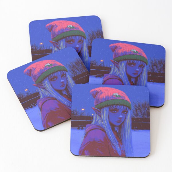 Item preview, Pretty Elf on a Snowy Night designed and sold by V-Fantasy.
