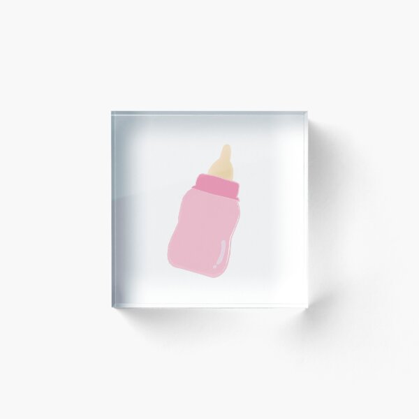 Artikelvorschau, Rosa Babyflaschenillustration entworfen und verkauft von ammyway.