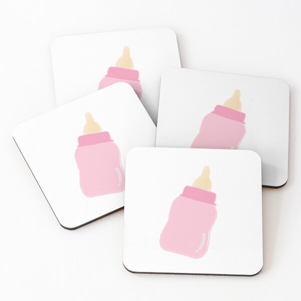 Item preview, Pink Baby Bottle Illustration designed and sold by ammyway.