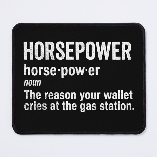 Item preview, Horsepower Definition  Funny Car Racing Mechanic Humor  designed and sold by CarantinedChaos.