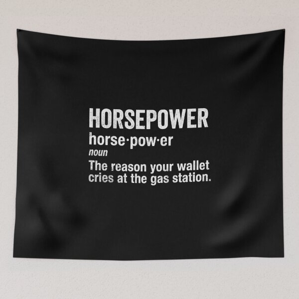 Item preview, Horsepower Definition  Funny Car Racing Mechanic Humor  designed and sold by CarantinedChaos.