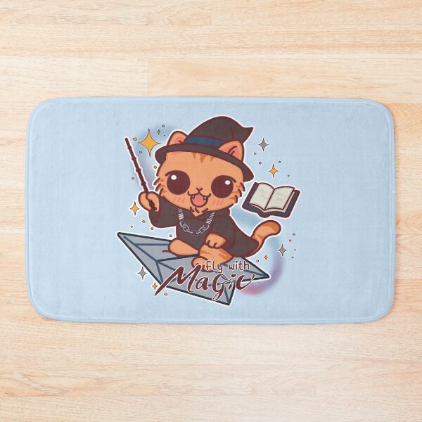 Item preview, Fly with Magic – Wise Wizard Cat Riding Origami in Starry Sky designed and sold by BGMeYou.