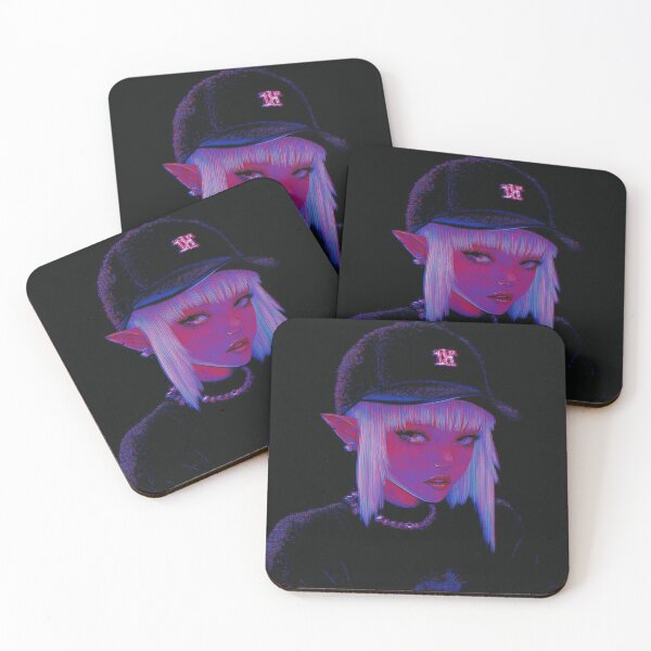 Item preview, Pretty Neon Elf in all Black designed and sold by V-Fantasy.