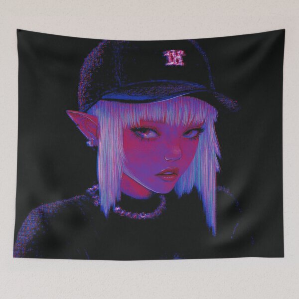 Item preview, Pretty Neon Elf in all Black designed and sold by V-Fantasy.