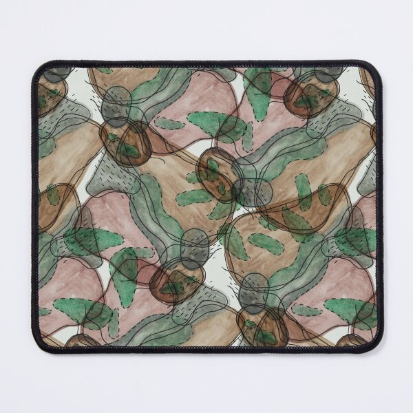 Item preview, Uncharted Terrain Earth Tones Watercolor and Ink Abstract Pattern designed and sold by GenAumonier.