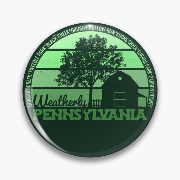 Item preview, Weatherly Pennsylvania Sunset Retro Vintage Local Pride Logo designed and sold by CRHPOD20.