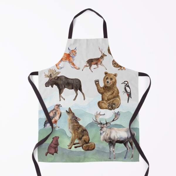 Item preview, Mountain Animal Design - Nordic Wildlife Watercolor designed and sold by Arkeso.