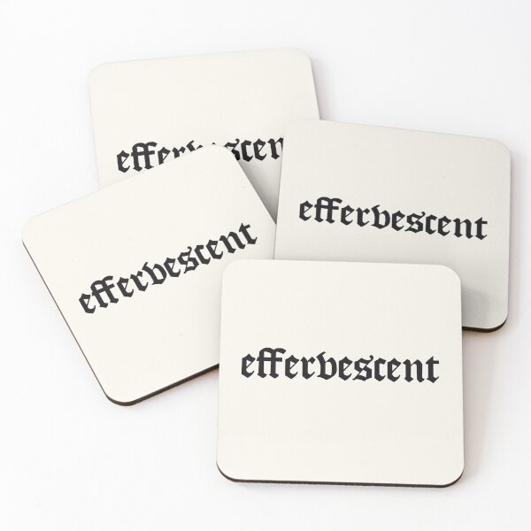 Item preview, Effervescent - Whimsigoth Minimalist Word Art in Gothic Font designed and sold by CranberrySodaCo.
