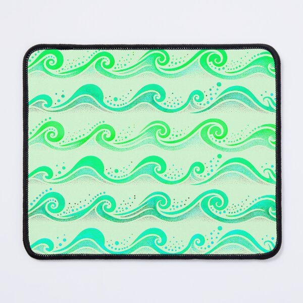 Item preview, Waves Green designed and sold by SilverPegasus.