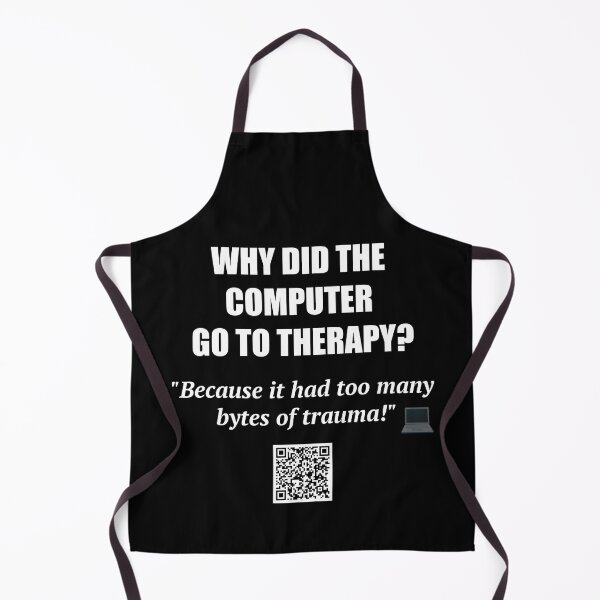 Item preview, Computer Trauma Joke – Bytes of Trauma designed and sold by BrushRushX.