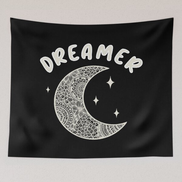 Item preview, Dreamer Crescent Moon designed and sold by Julie Erin Designs.