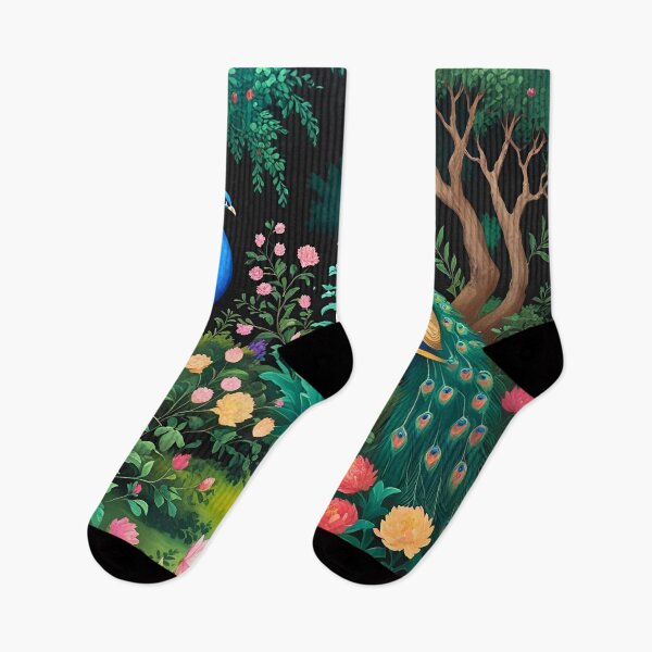 Artikelvorschau, Two peacocks stand Artwork  entworfen und verkauft von Modern-Tropical.