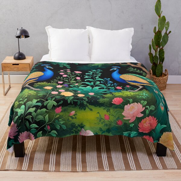 Artikelvorschau, Two peacocks stand Artwork entworfen und verkauft von Modern-Tropical.