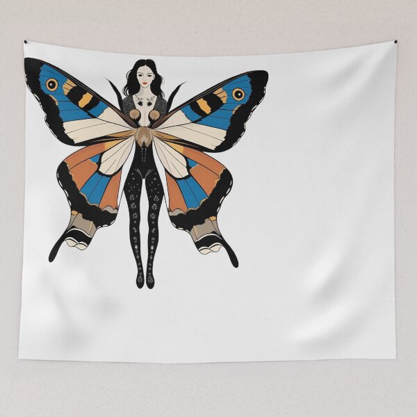 Item preview, Whispers of the Nocturne: An Abstract Portrait of the Moth People designed and sold by dcohea.