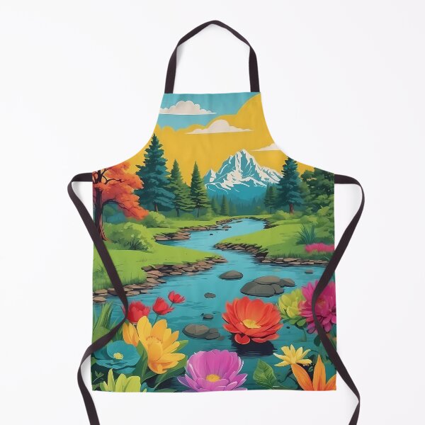 Item preview, Colorful landscape designed and sold by HolaJosephina.