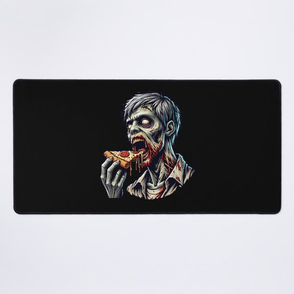 Item preview, Zombie eating a pizza. designed and sold by ReneMM.