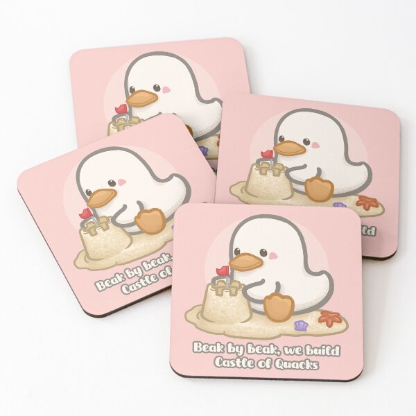 Item preview, Duck Build a Sandcastle Beak by Beak Pun designed and sold by Khotekmei.