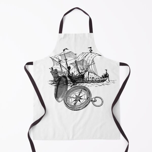 Artikelvorschau, Nautisches Schiff & Kompass – Vintage Maritimes Abenteuer Design entworfen und verkauft von new-day.