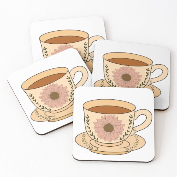 Item preview, Floral Tea Cup Illustration designed and sold by CmpsDesigns .