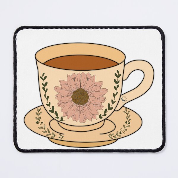Item preview, Floral Tea Cup Illustration designed and sold by CmpsDesigns .