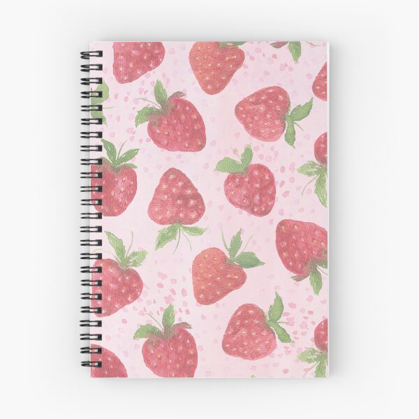 Item preview, Pink and Red Watercolour Strawberries  designed and sold by ArtemeliaDesign.