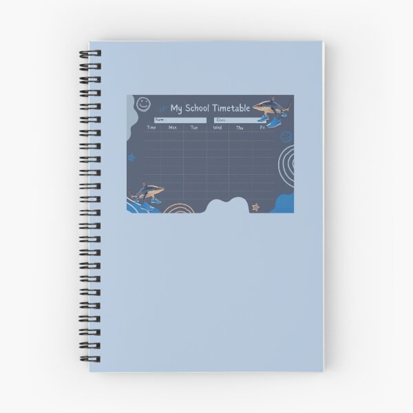 Item preview, Tralalero Tralala Blue Timetable design designed and sold by EmeraldeaArt.
