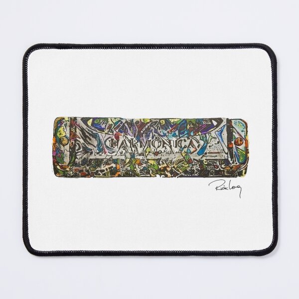 Item preview, John’s Harp – Watercolor Tribute Featuring a Harmonica designed and sold by RickLongArt.