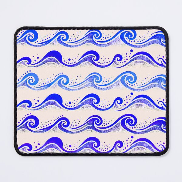 Item preview, Waves Cobalt Blue designed and sold by SilverPegasus.