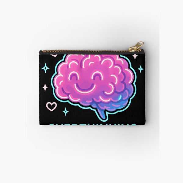 Item preview, Overthinking in HD – Funny Neon Brain Doodle designed and sold by xmoudx.