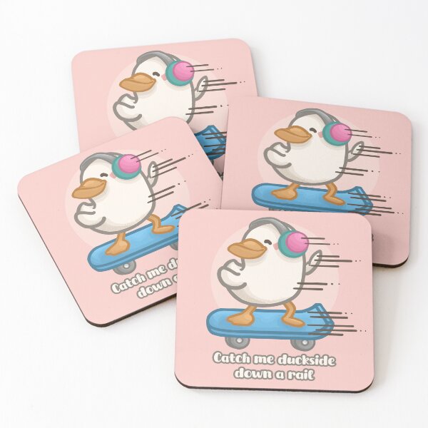 Item preview, Catch me Duckside Down a Rail Pun designed and sold by Khotekmei.
