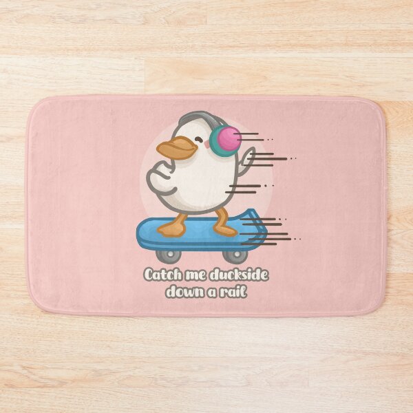 Item preview, Catch me Duckside Down a Rail Pun designed and sold by Khotekmei.