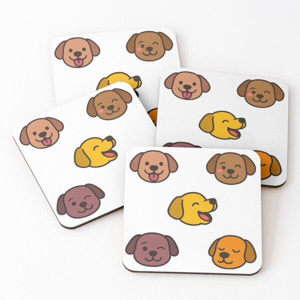 Item preview, Cute Dog Faces – Funny Puppy Expressions Sticker Pack designed and sold by sochadesigner.