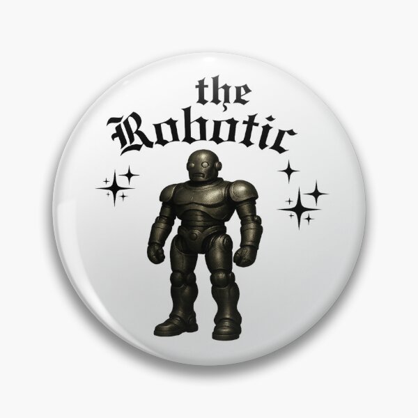 Item preview, The Robotic Warrior – Vintage Silver Bot designed and sold by PP Shop.