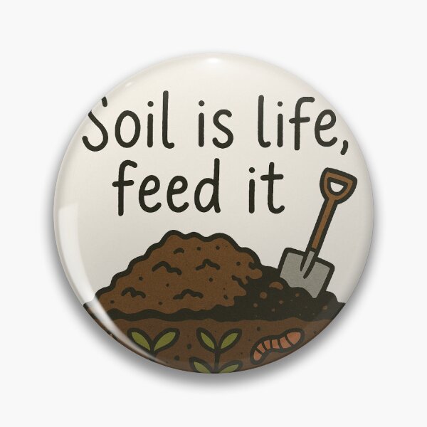 Item preview, Soil is Life Feed It Eco Art designed and sold by ToughKraut.