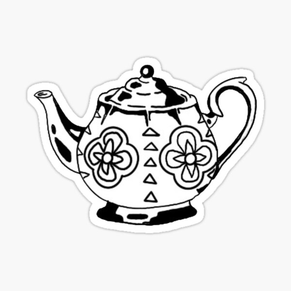 Item preview, Groovy Gothic Teapot designed and sold by Lizzie Boyer.