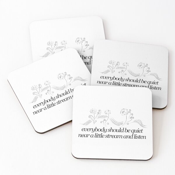 Item preview, Everybody quiet near a stream, listening designed and sold by OkiDokiDesign.