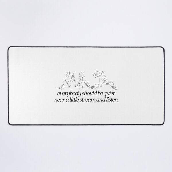 Item preview, Everybody quiet near a stream, listening designed and sold by OkiDokiDesign.