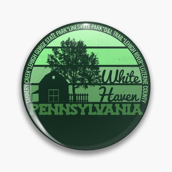 Item preview, White Haven Pennsylvania Sunset Retro Vintage Local Pride Logo designed and sold by CRHPOD20.