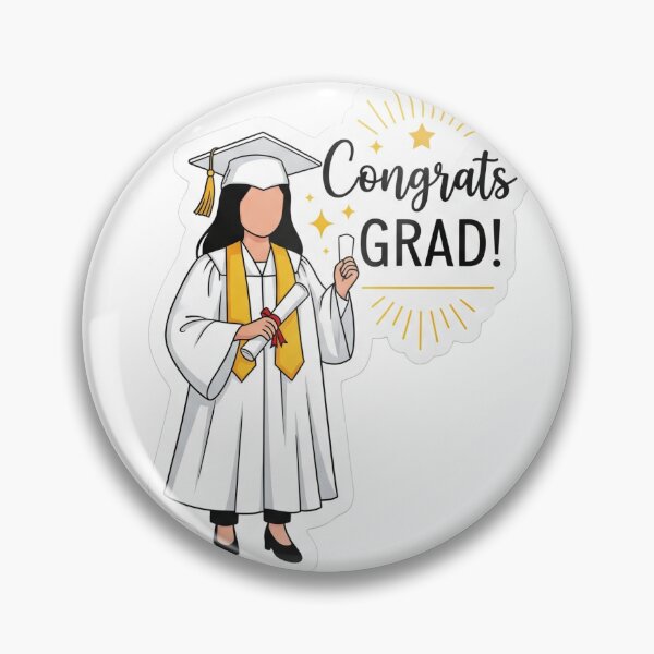 Item preview, Congrats Grad sticker, graduation designed and sold by Salomee's art.
