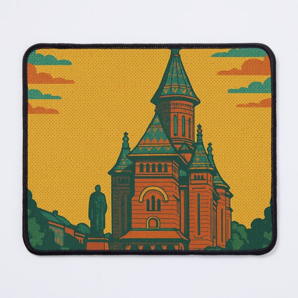 Item preview, Timisoara City Poster | Retro Pop Art Travel Print | Colorful Romania Wall Art | Eastern European Vintage Cityscape | Digital Retro Architecture designed and sold by PaintedPixels01.