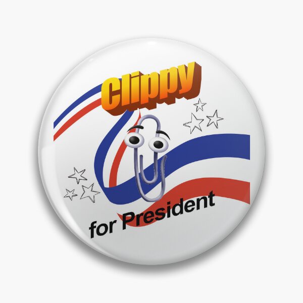 Item preview, Clippy for President WordArt Meme Poster designed and sold by TrashPandaCreative.