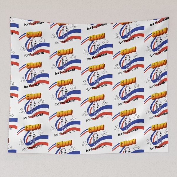 Item preview, Clippy for President WordArt Meme Poster designed and sold by TrashPandaCreative.