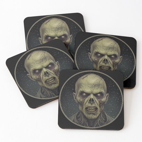 Item preview, Zombie - Undead Portrait - Dark Starry Night Sky designed and sold by NightTimeJ.