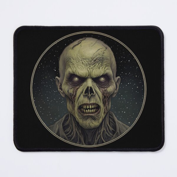 Item preview, Zombie - Undead Portrait - Dark Starry Night Sky designed and sold by NightTimeJ.