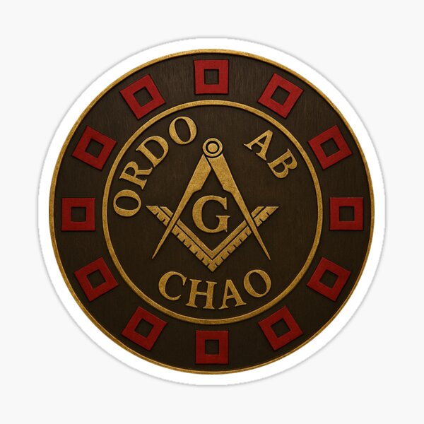 Item preview, Freemasons Ordo Ab Chao designed and sold by historyandmore.
