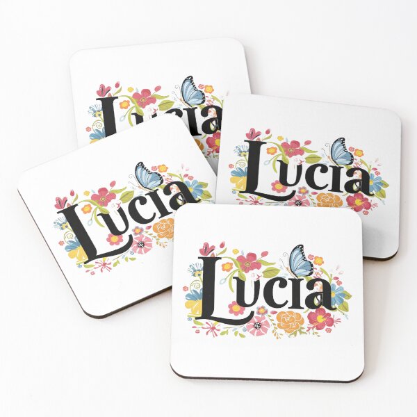 Item preview, Personalized ‘Lucia’ Name Custom Name for Girls designed and sold by bukajart.