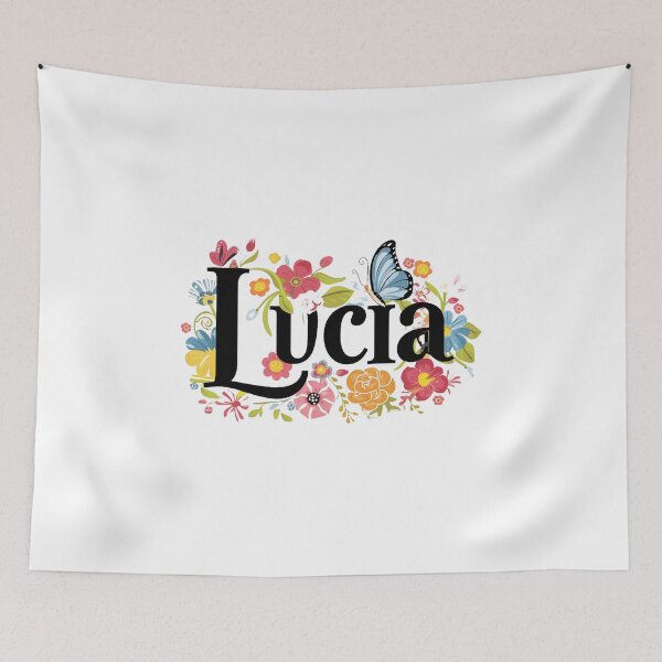 Item preview, Personalized ‘Lucia’ Name Custom Name for Girls designed and sold by bukajart.